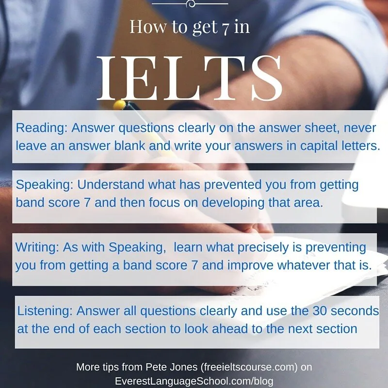 How to get 7 in IELTS
